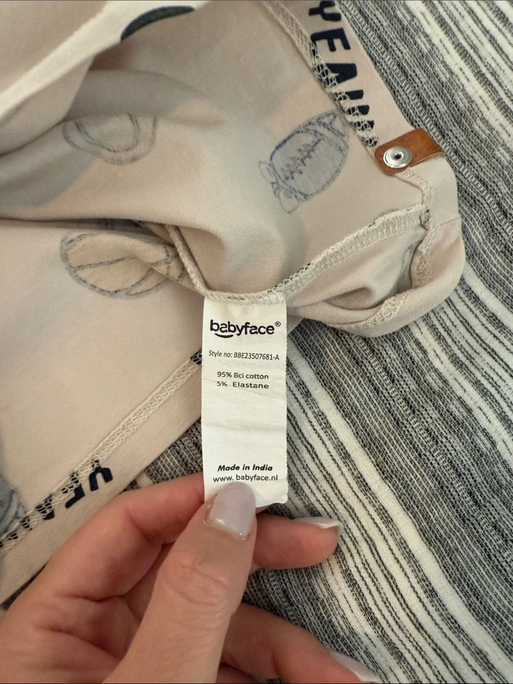 Baby Face Outfit Jeans (NWT) and Sports Long sleeve. (Gently used) (Both 5 YR)